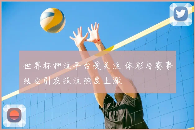 世界杯押注平台受关注 体彩与赛事结合引发投注热度上涨